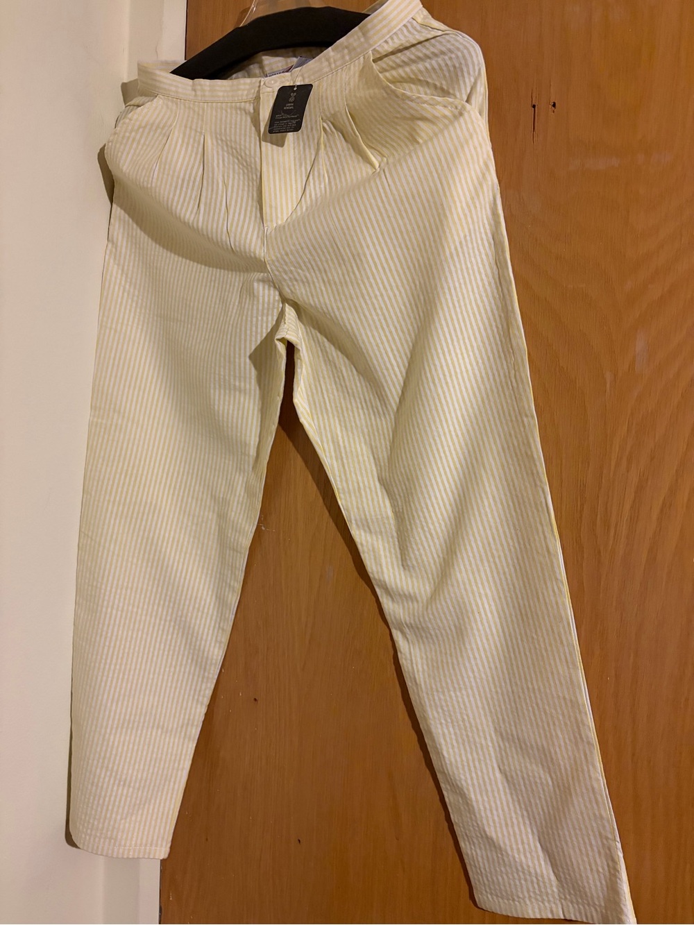 NWT Urban Renewal Women’s Yellow-Striped Chino Pants
